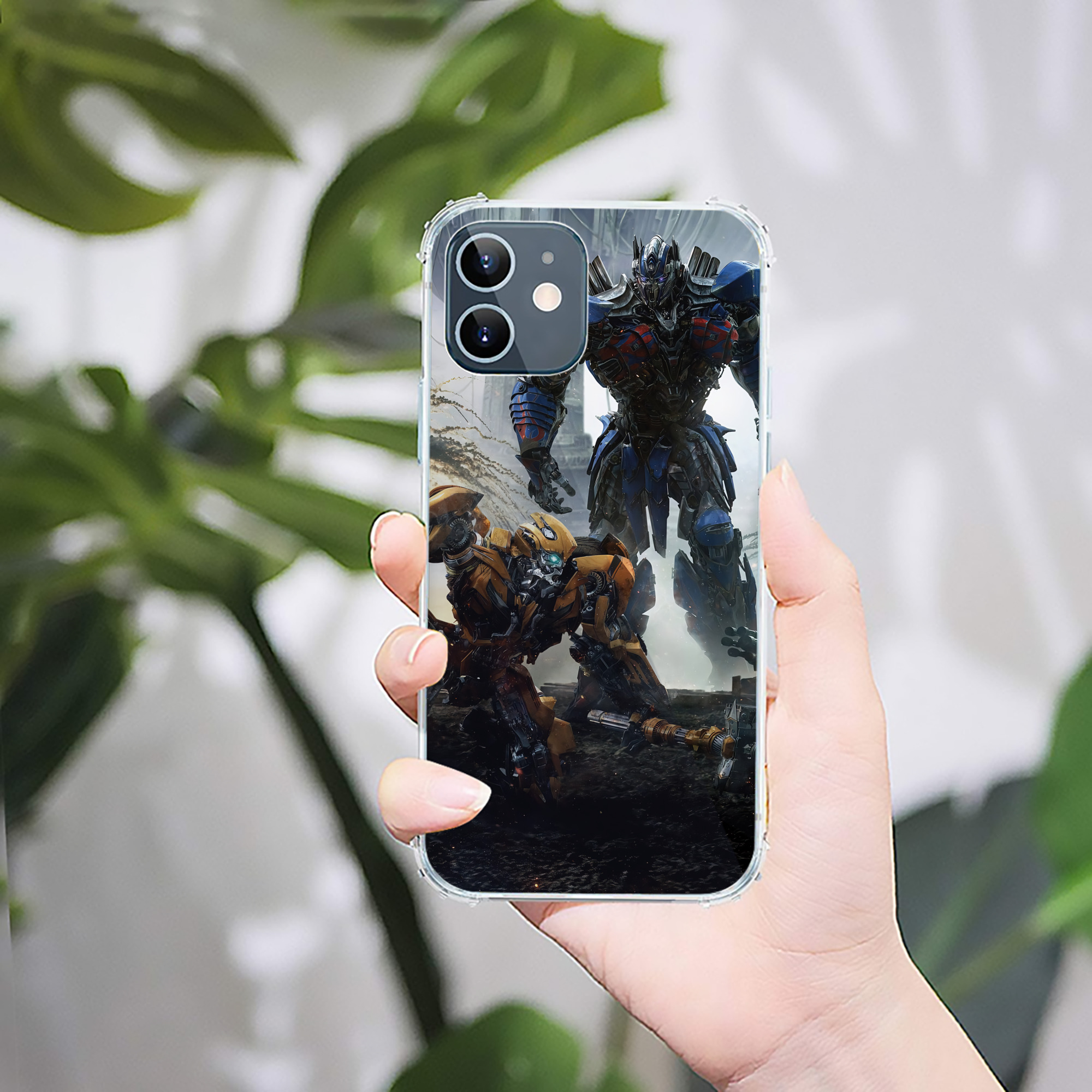 （画像用） Transformers トランスフォーマー 【iPhone 12シリーズ対応】透明スマホケース（クリアソフトケース）